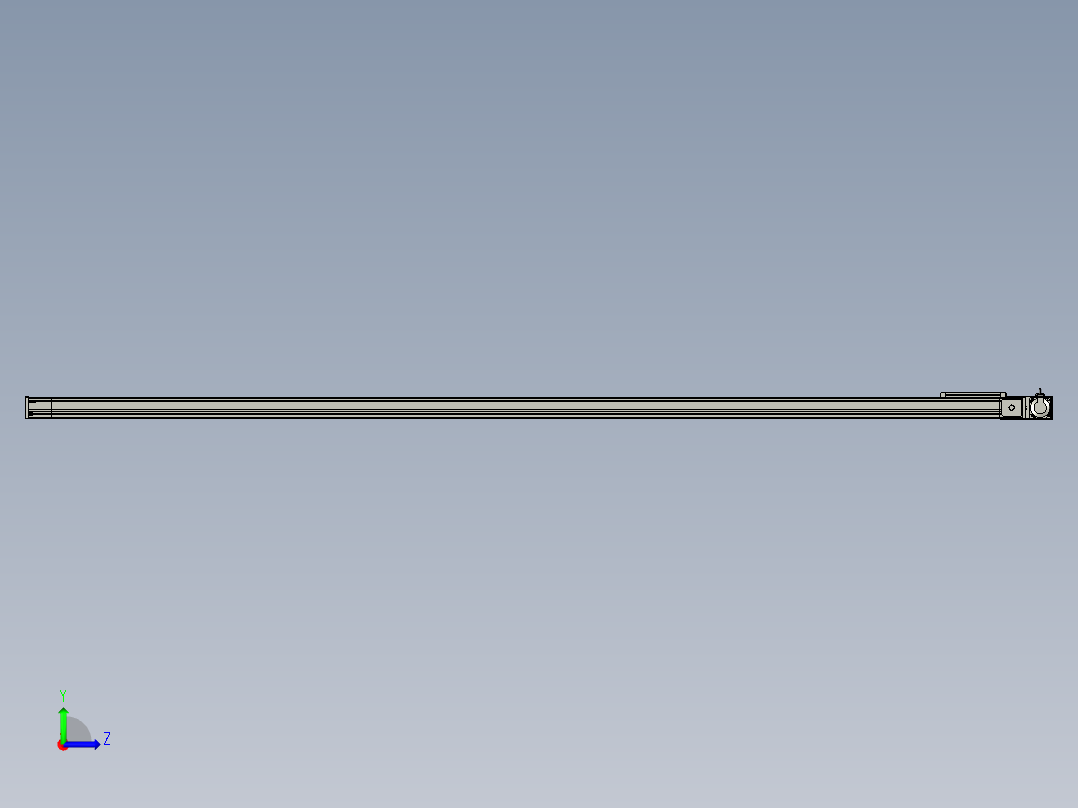 欧规系列-LB8-L75-S3400-BL-ZP75-C3左视图