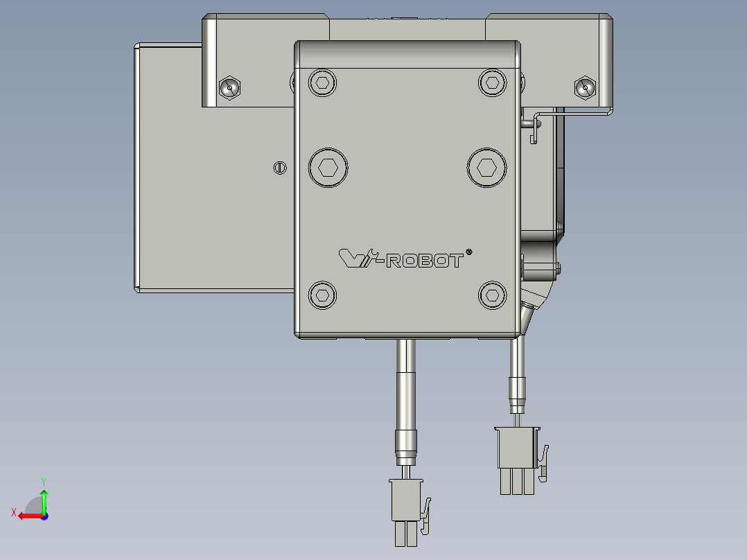 威洛博直线电机模组EB8-L100-S1550-BL-P75-MS3后视图