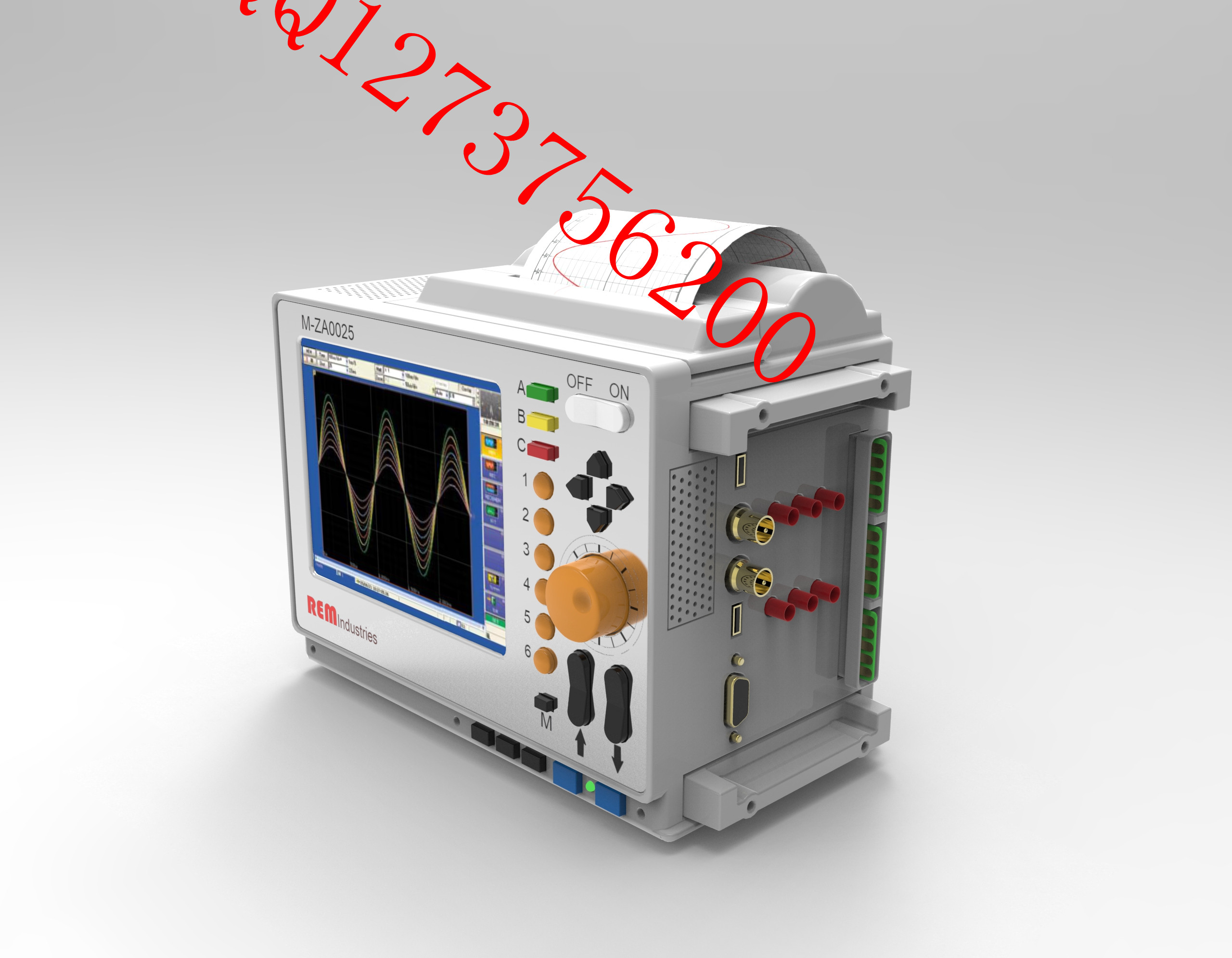 示波器模型3D图纸 stp x_t格式