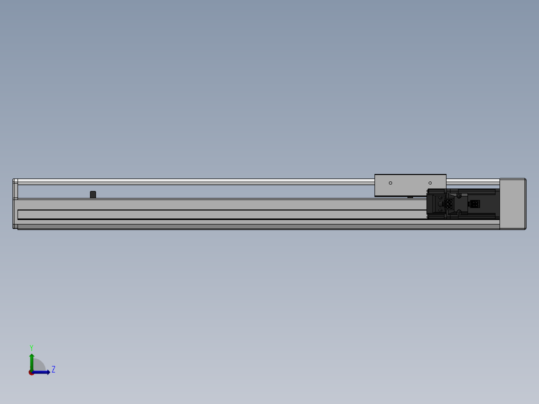 精密模组MY120-T10-400L-BR-P10B-C4-C左视图