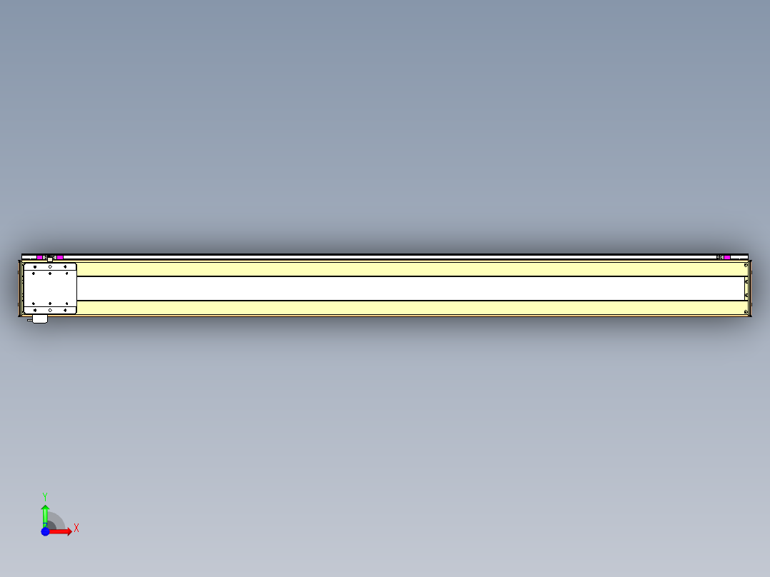 威洛博LC系列3d模型模组LC17E1Y-S2000前视图