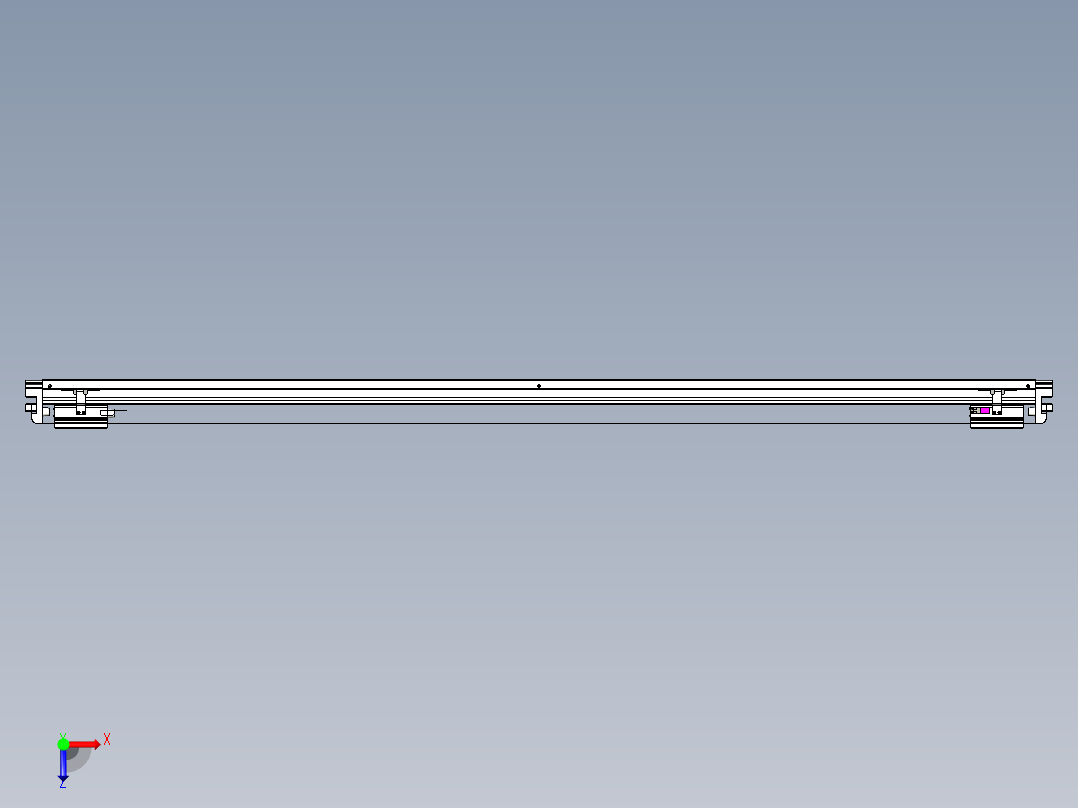 威洛博VL系列3d模型模组2VL22H1Y-S1750俯视图