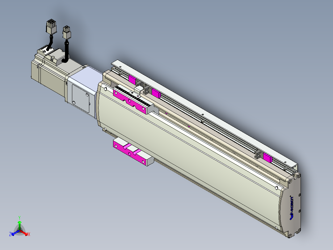 威洛博QF13-Lxx-C-S300-BC-ZP40-C3正等轴测图