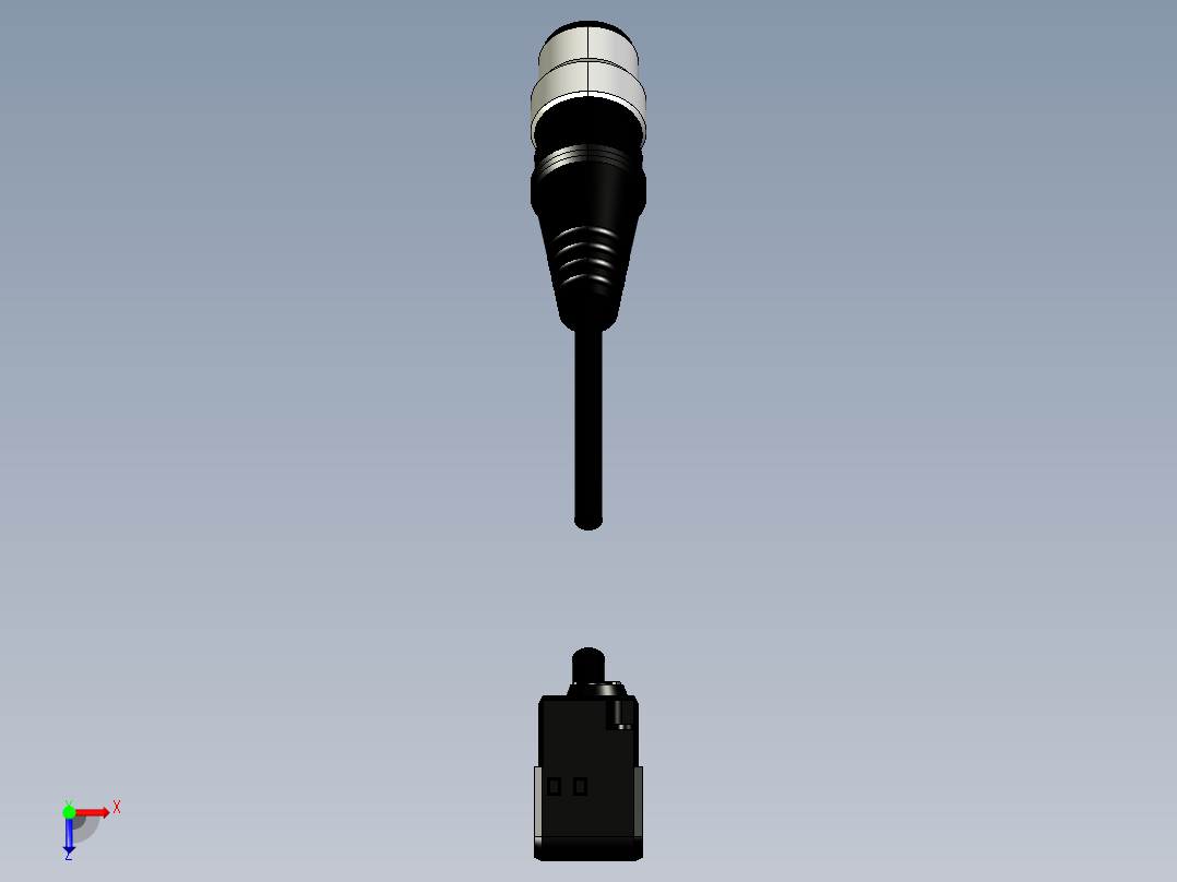 基恩士PZ-G42EN_G42EP_kc图纸模型俯视图