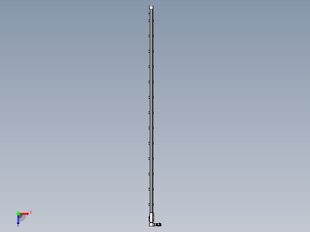 同步带滑台-欧规B8H-L176-S5300-L-ZP40-D3-N5俯视图