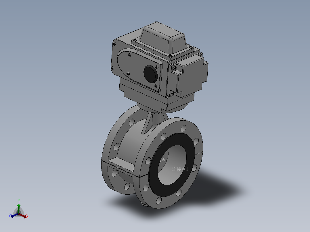 法兰式电动蝶阀-316 DN50-DN400