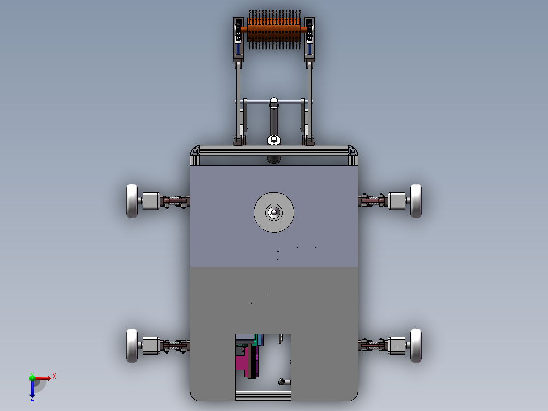 4 17装配体俯视图