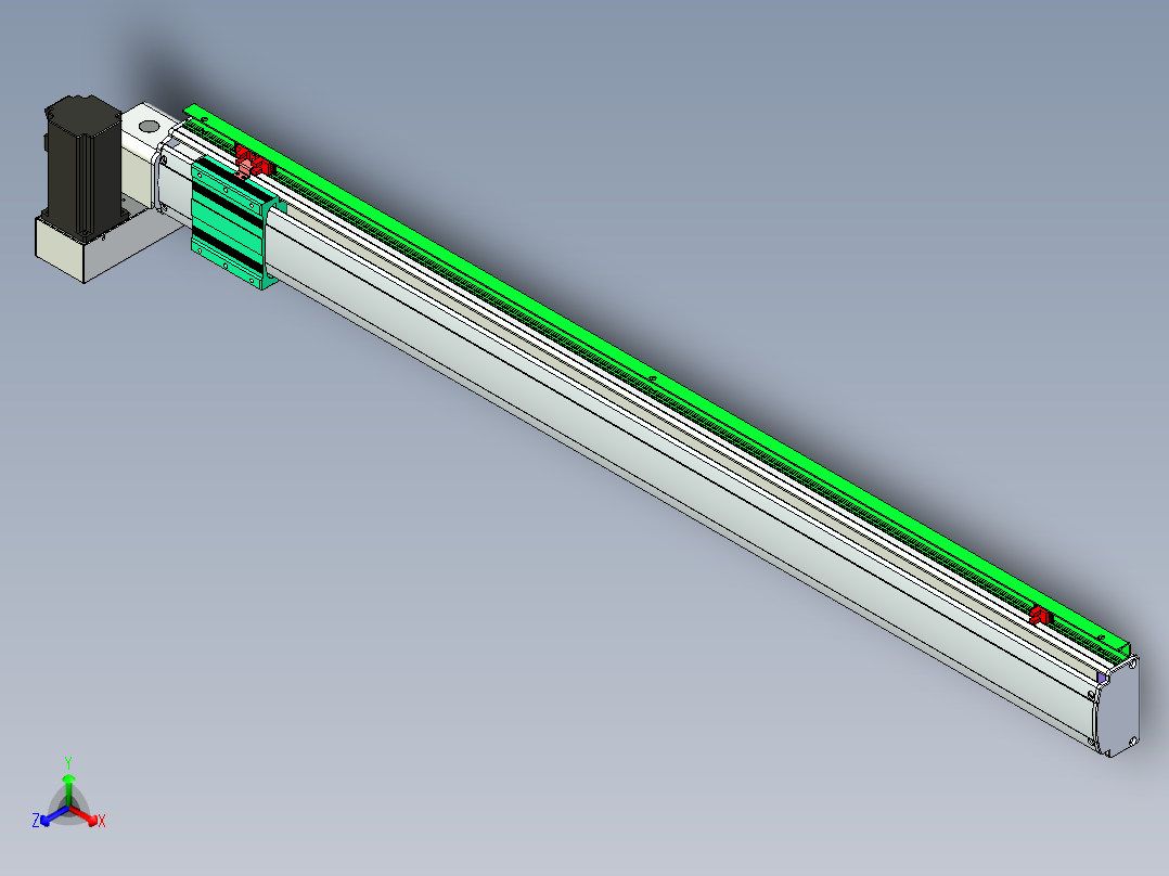 威洛博VBF10-L45-S1050-BLU-P40-C4正等轴测图