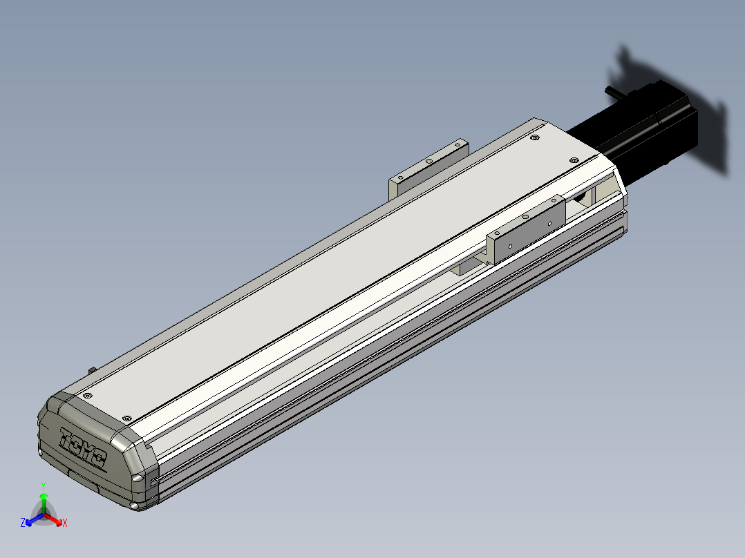 Toyo东佑达直线模组-ETH13-400-BC-200W+煞車正等轴测图