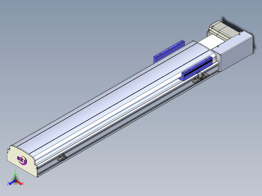 同步带滑台-半封闭B17H-L50-S750-R-P75-D3
