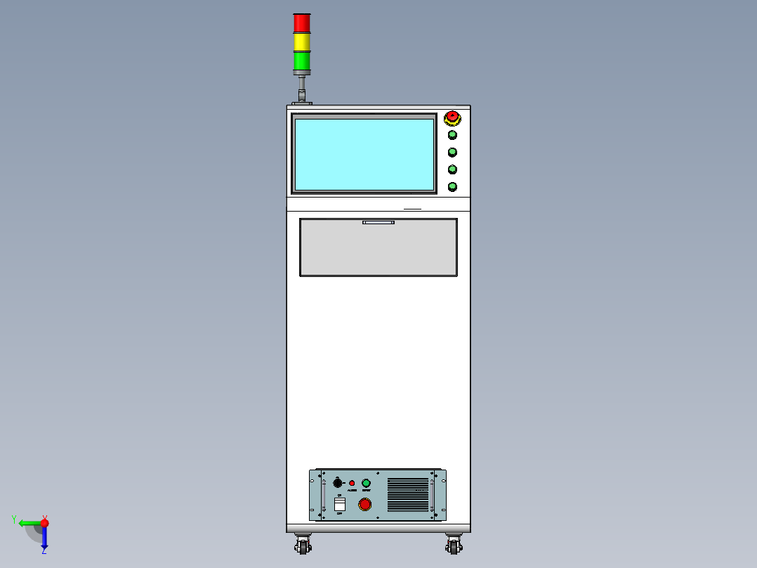 操作控制台A1前视图