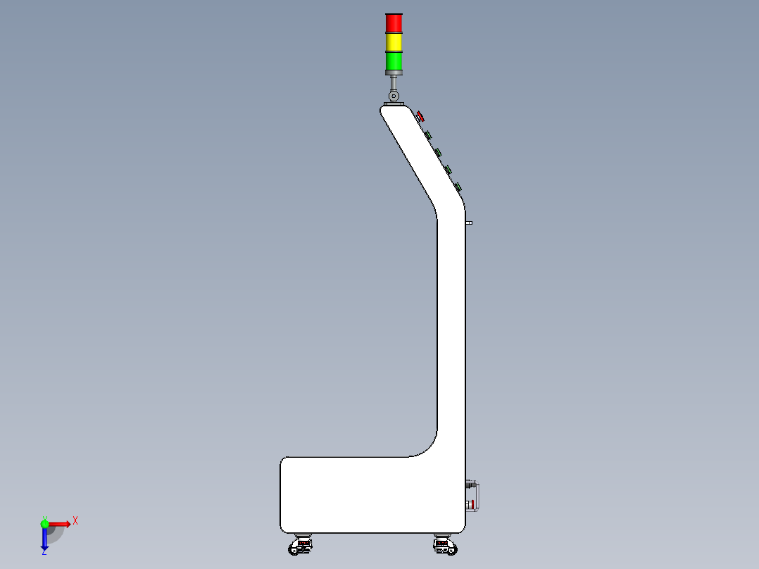 操作控制台A1左视图