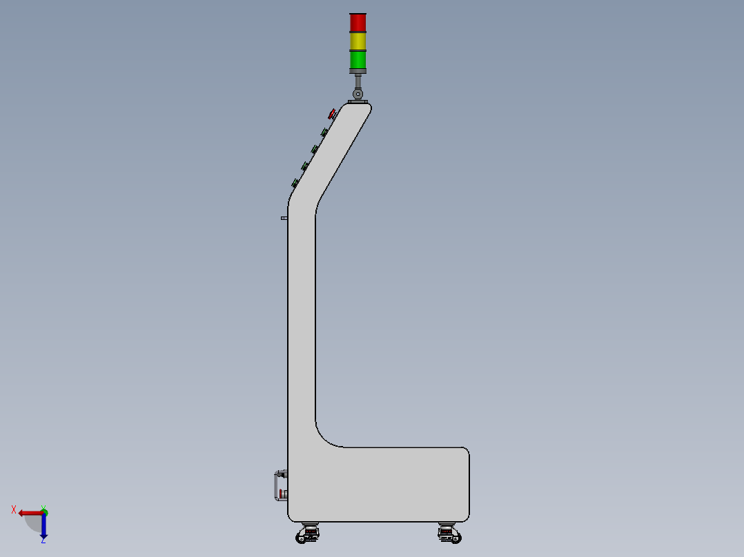 操作控制台A1右视图
