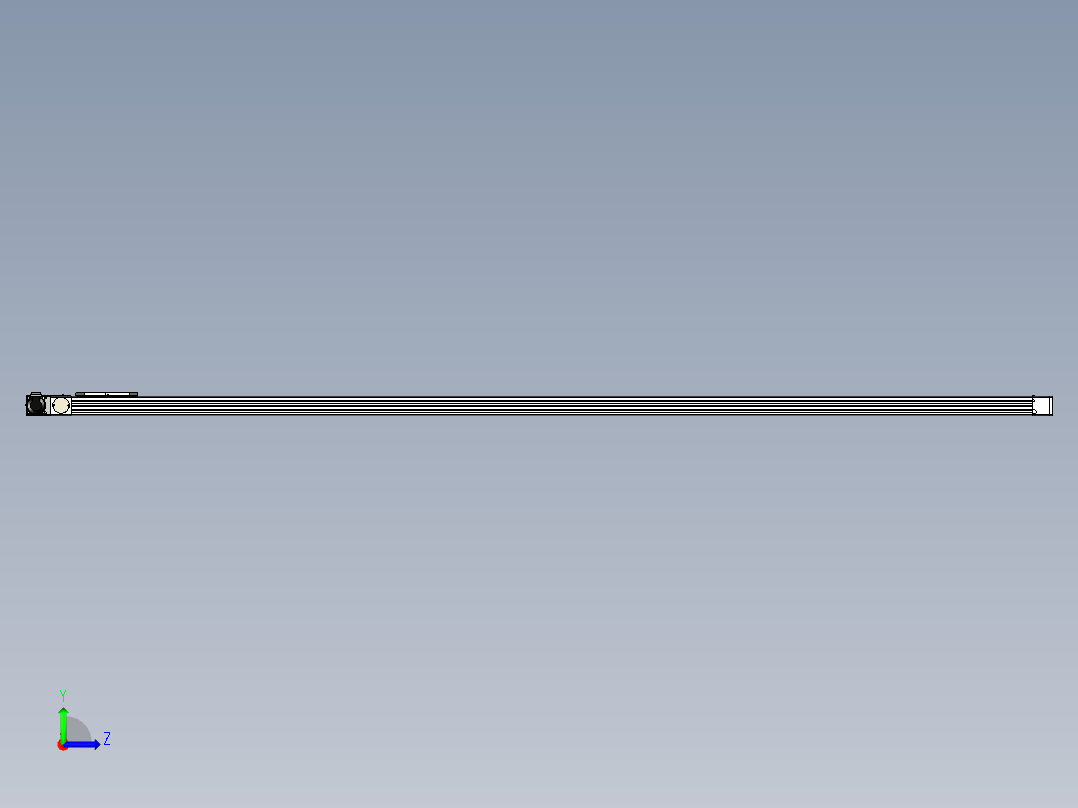 同步带滑台-欧规BC6H-L60-S3000-R-ZP40-D3左视图