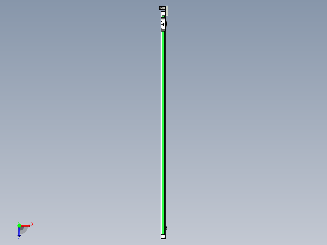 同步带滑台-欧规BC6H-L60-S3000-R-ZP40-D3俯视图