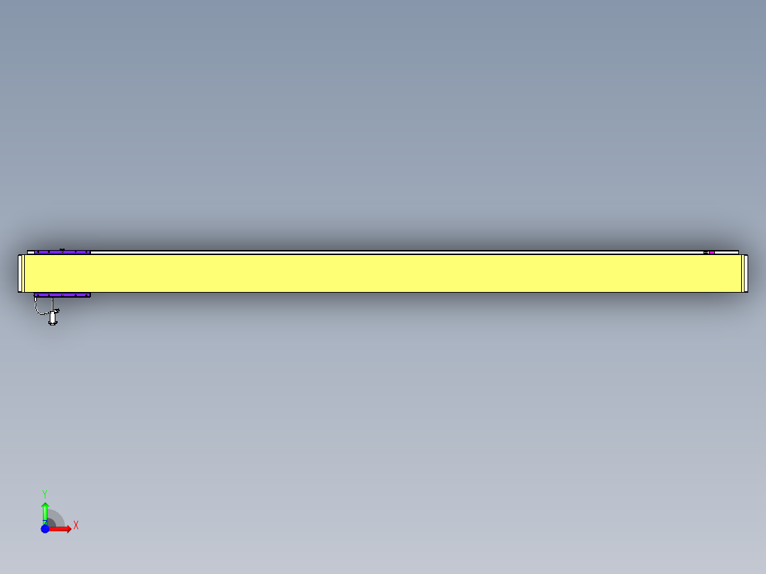 威洛博VL系列直线电机模组-VL14S3-S2400前视图