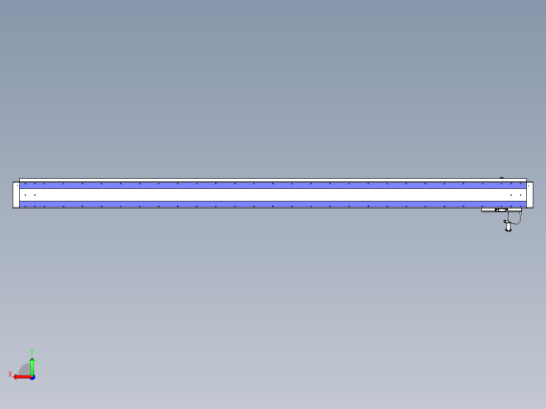 威洛博VL系列直线电机模组-VL14S3-S2400后视图