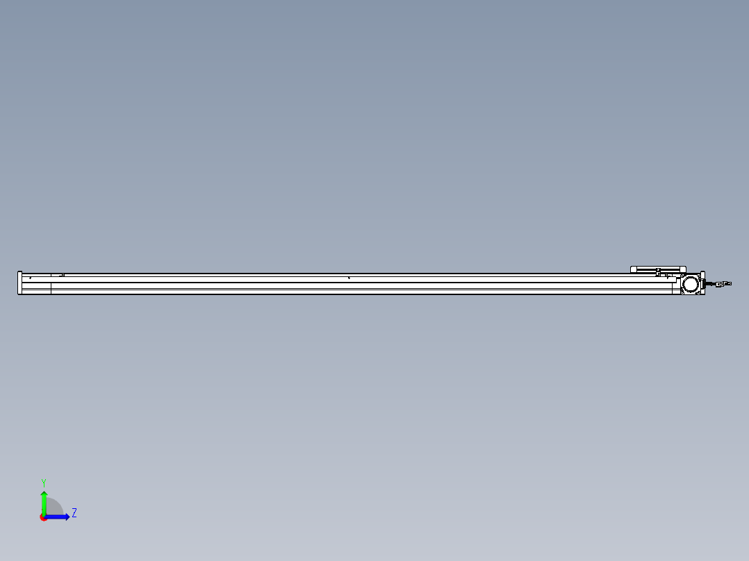 威洛博LB.GB同步带传动--欧规系列LB6A-L130-S1750-BR左视图