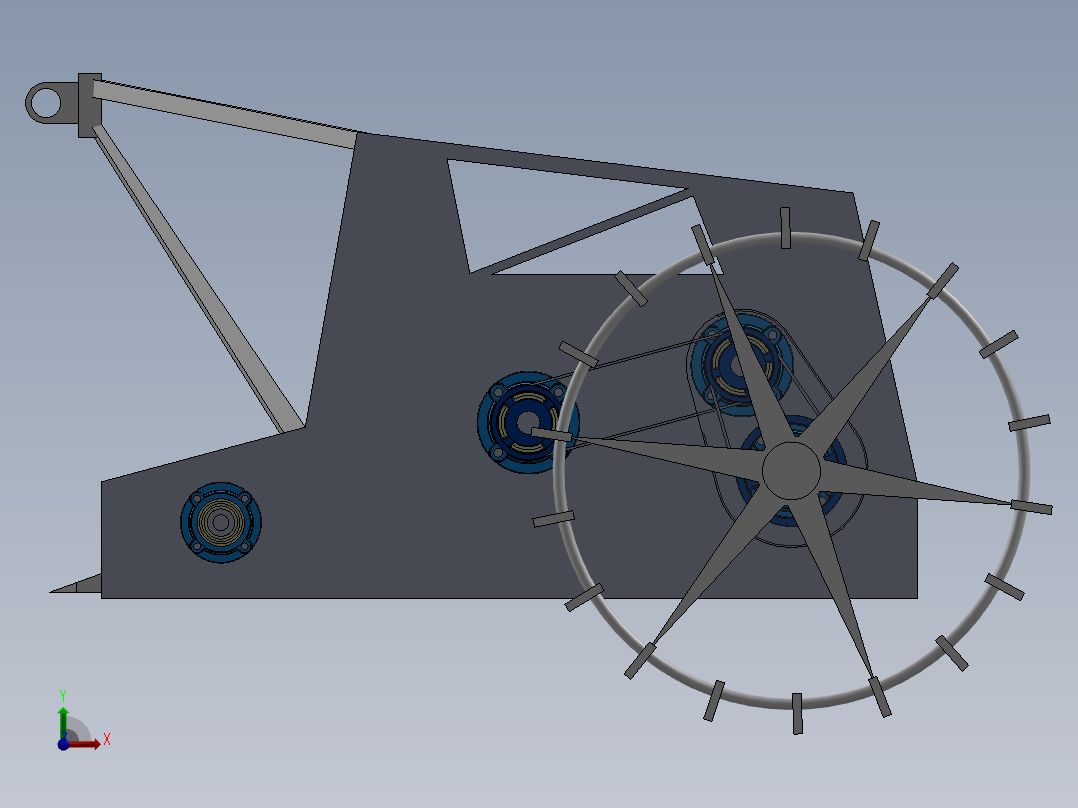 shouhuoji yuanwenjian前视图