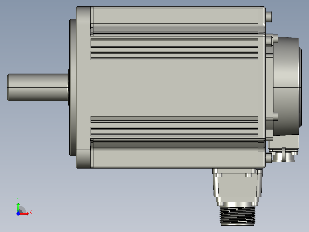 电机MS6G-130CS15E2-22P3前视图