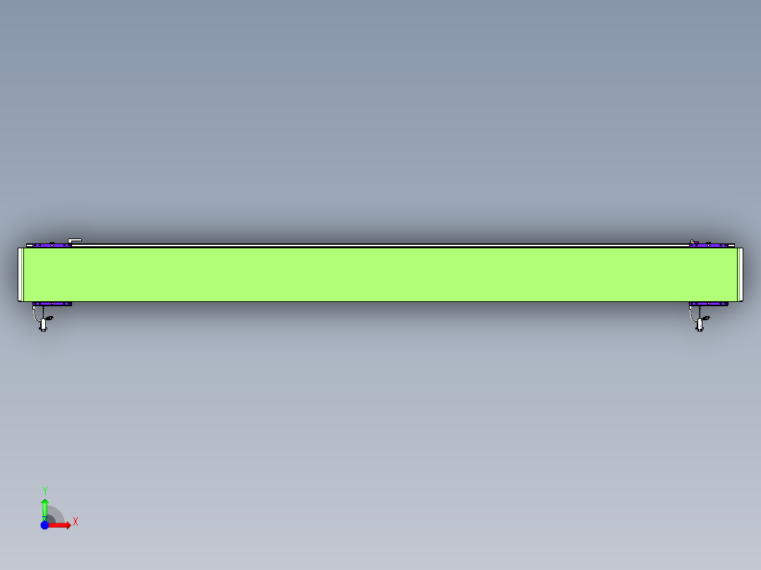威洛博VL系列直线电机模组-2VL22H2-S2500前视图