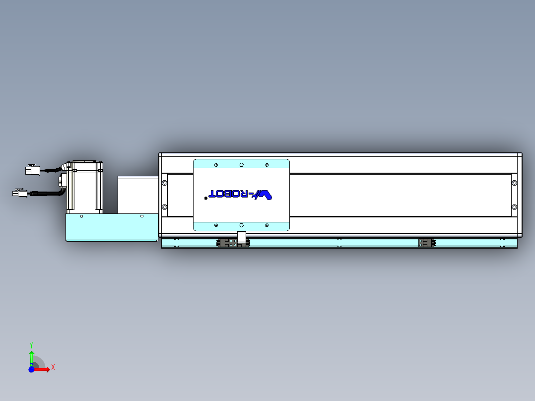 威洛博VBC同步带传动一无尘环境VBC14-L45-S300-BL-ZP40-C3前视图