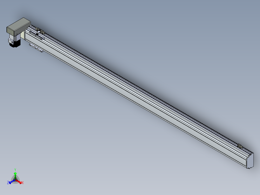 同步带滑台-半封闭B10H-L45-S1750-RU-P40-D3