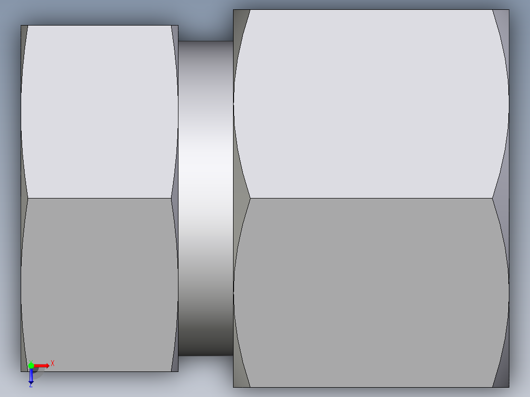 卡套式工业通用硬管接头EO_Blanking_plug_for_tube_ends_ROV12ZS71俯视图