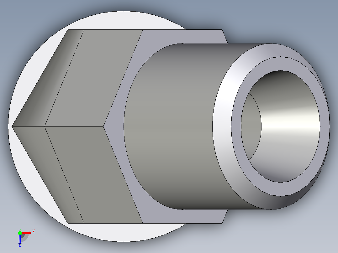 卡套式工业通用硬管接头EO_Adjustable_locknut_45_deg_elbow_VEE06LROMDCF俯视图