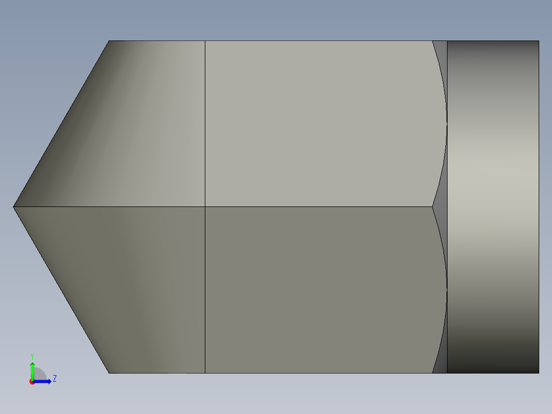 卡套式工业通用硬管接头16_dbu-s左视图