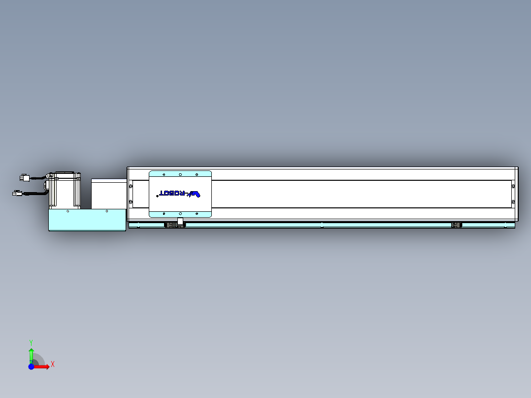 威洛博VBC同步带传动一无尘环境VBC14-L45-S700-BL-ZP75-C3前视图