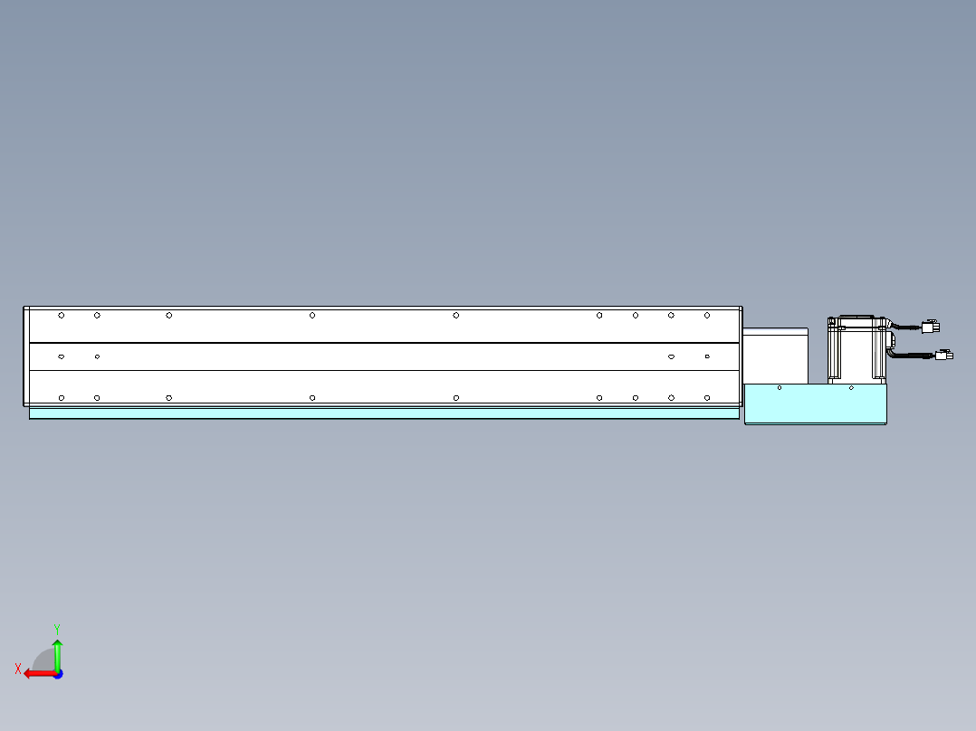 威洛博VBC同步带传动一无尘环境VBC14-L45-S700-BL-ZP75-C3后视图