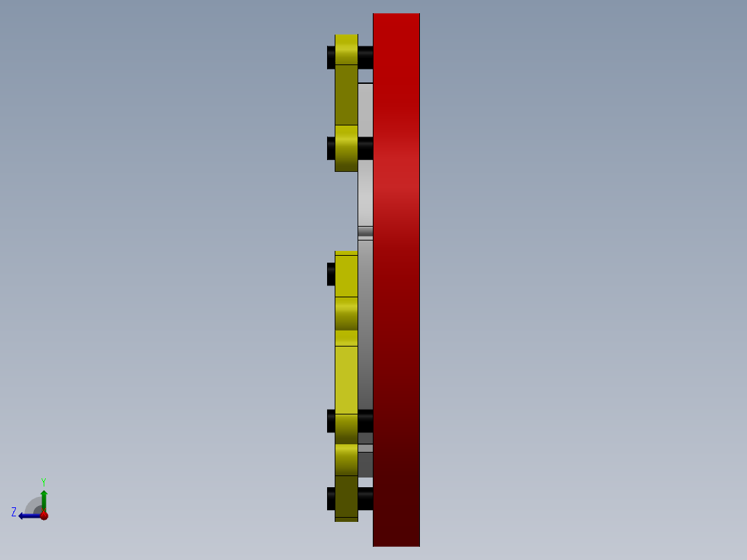 虹膜机构23右视图