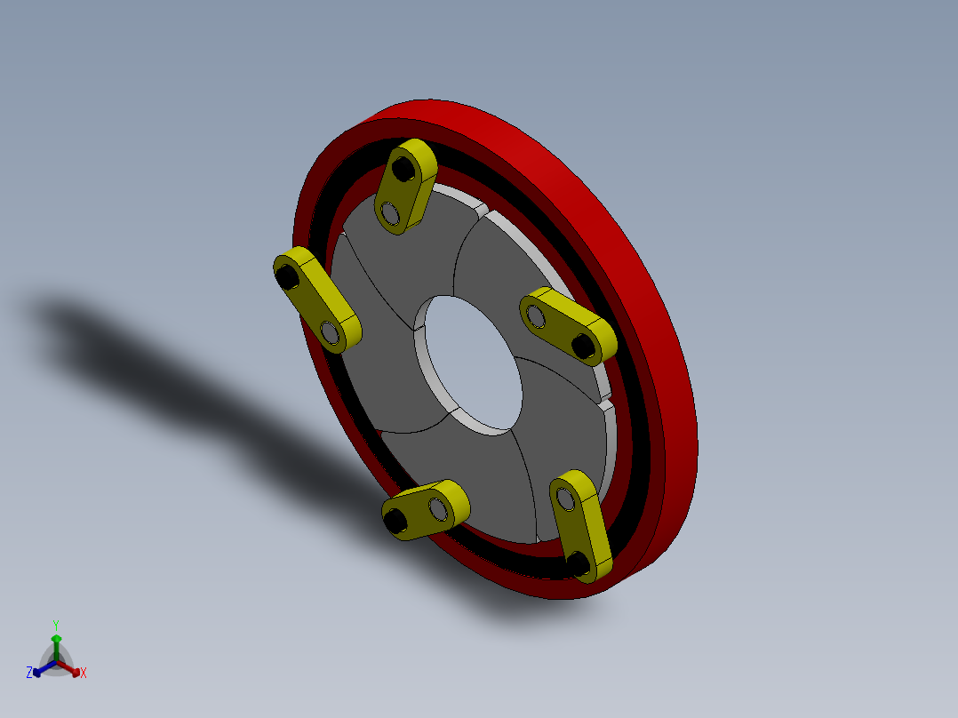 虹膜机构23正等轴测图