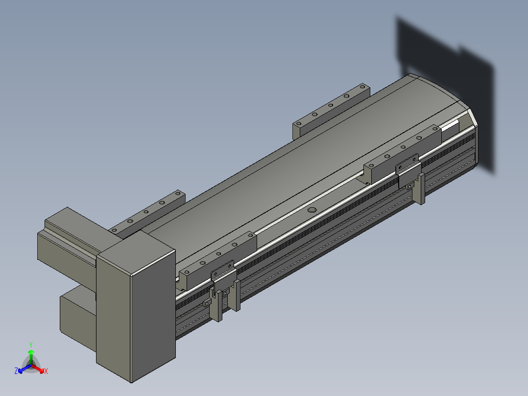 直线模组WG-LHB12-S250-RU设计图纸