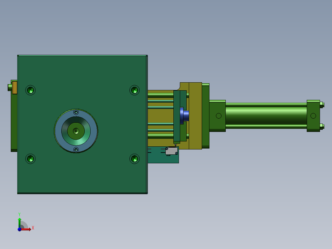 制作手机磨具前视图
