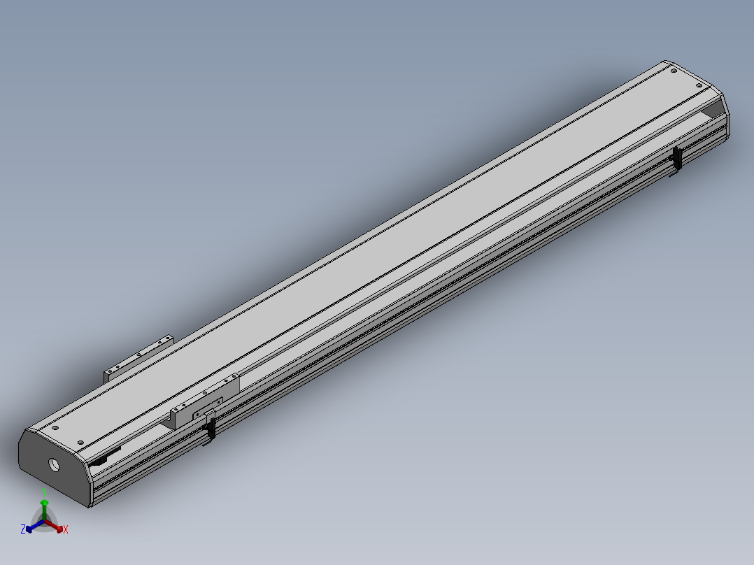 精密模组MY170-T10-1100L-M-P75B-C4-C正等轴测图