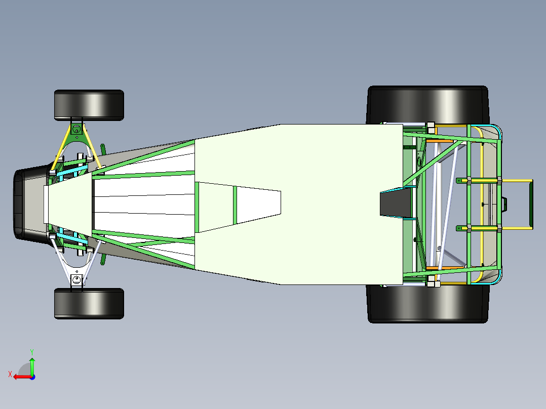 莲花7车体后视图