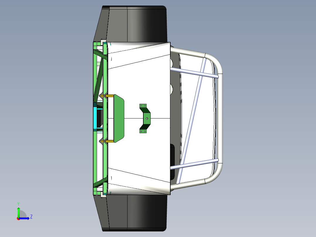 莲花7车体左视图