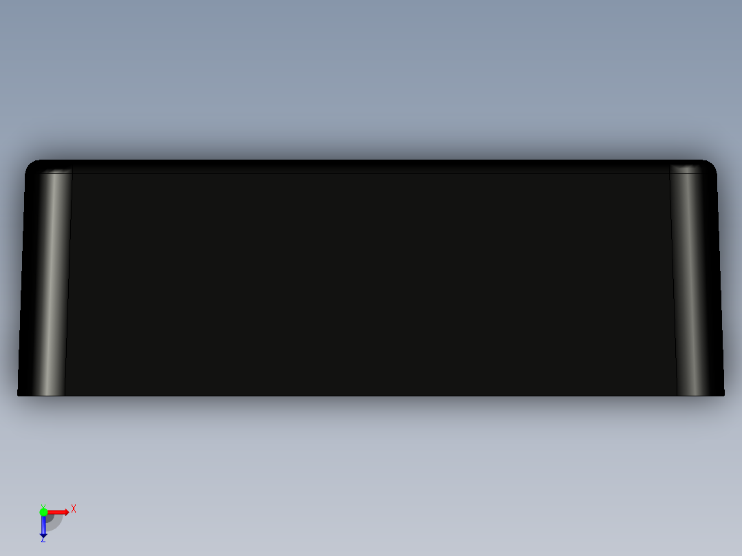 某支撑座一模二腔塑料模具设计工件和任务书俯视图
