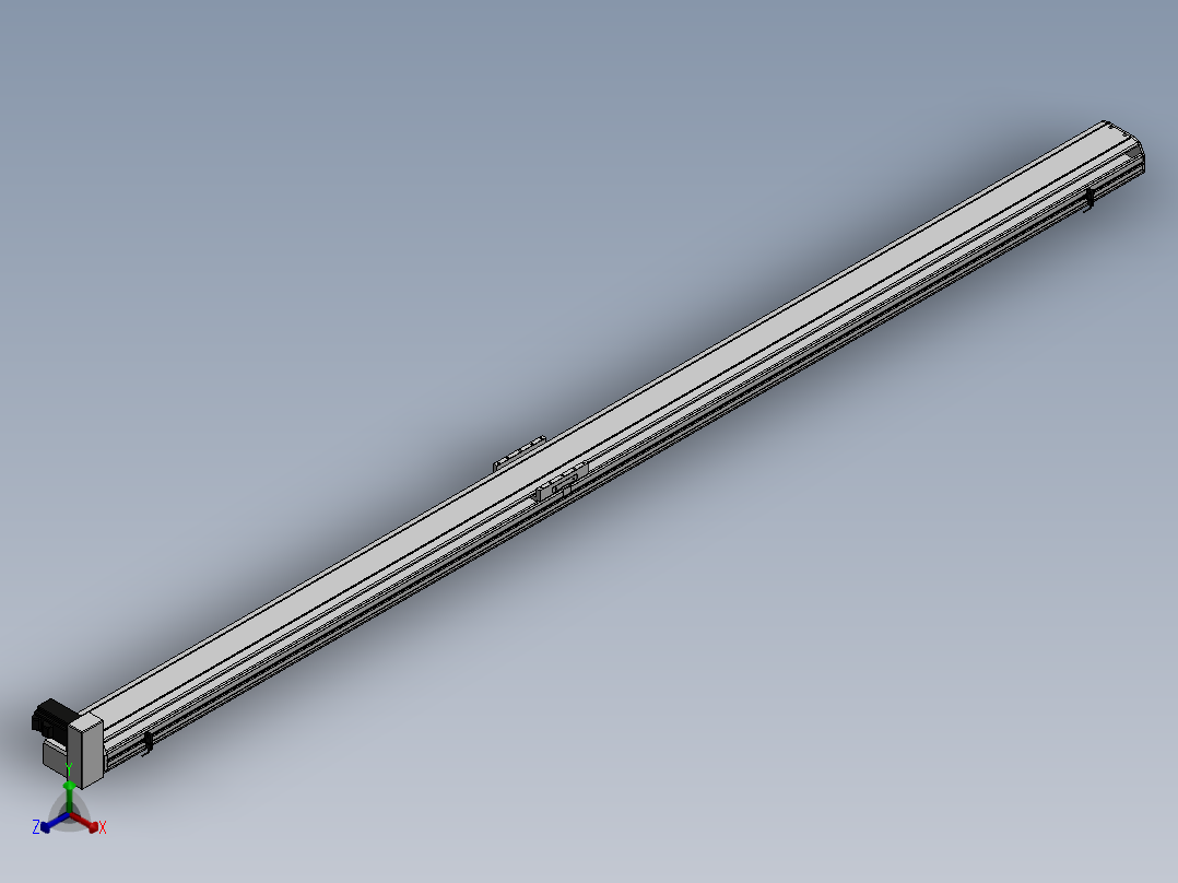 精密模组MT140-L110-2700-RU-M40-C4正等轴测图