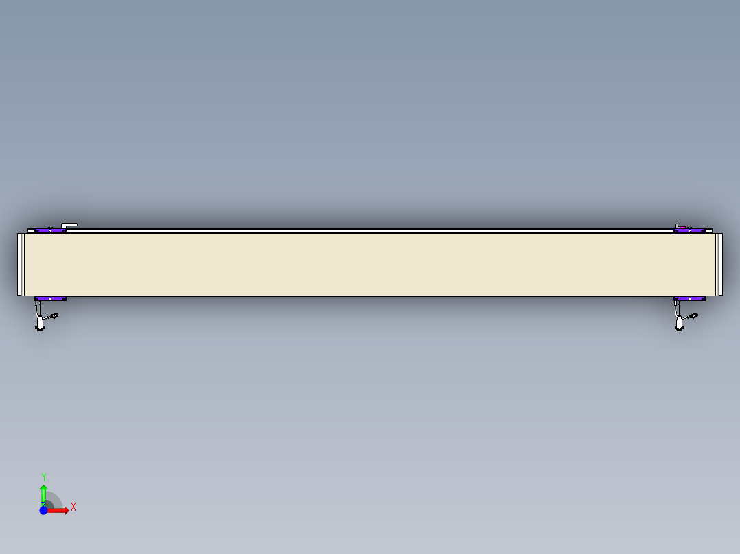 威洛博VL系列直线电机模组-2VL22H1-S2100前视图