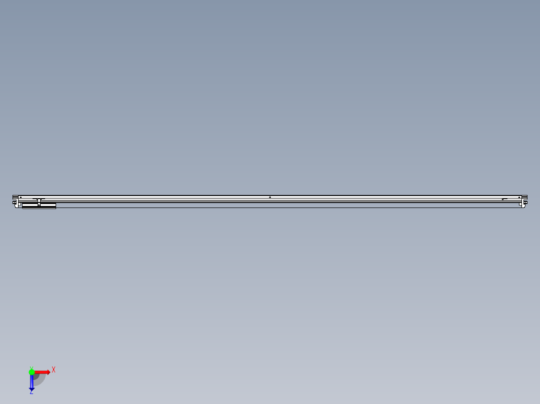 威洛博VL系列直线电机模组-VL14S3-S2900俯视图