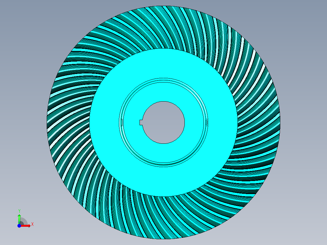 齿轮啮合 (105)前视图