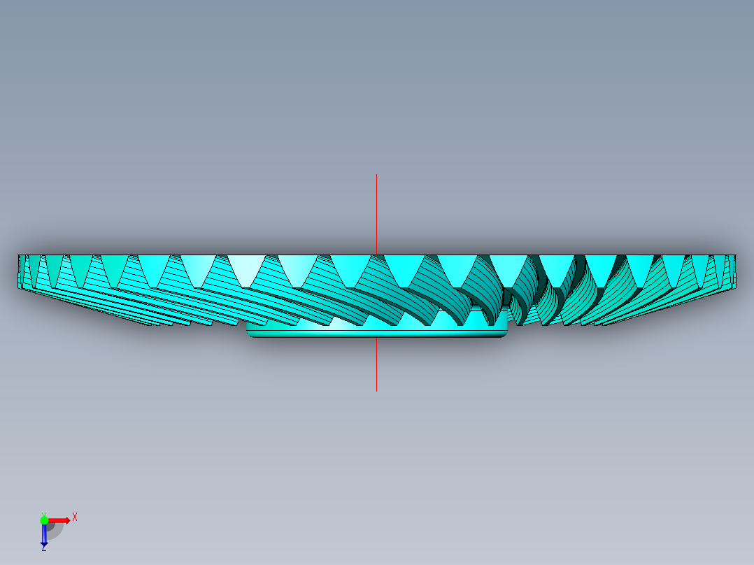 齿轮啮合 (105)俯视图