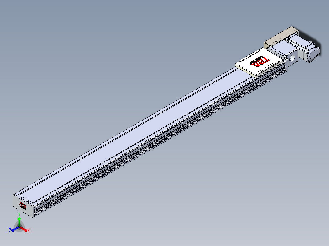 同步带全封闭直线模组TPA-HCB-110D-90-L1150-MR-Y-P40-N3