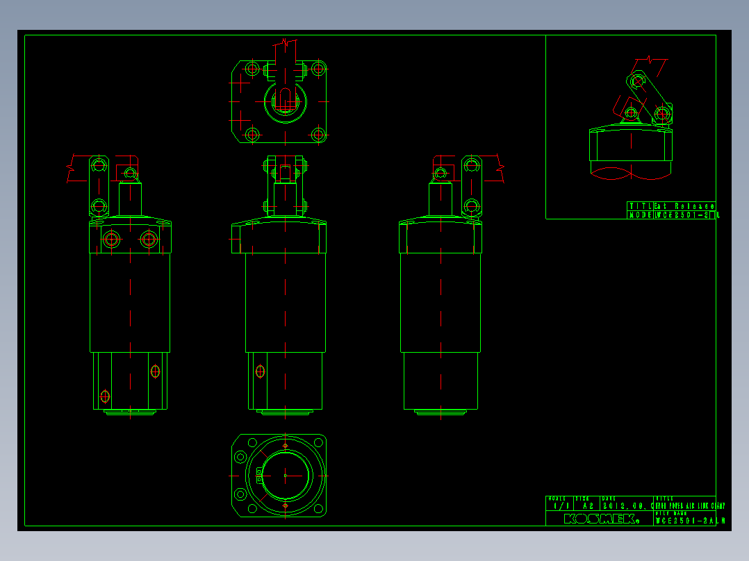 KOSMEKWCE2501-2ALN多系列多零件图纸模型多系列多零件图纸模型