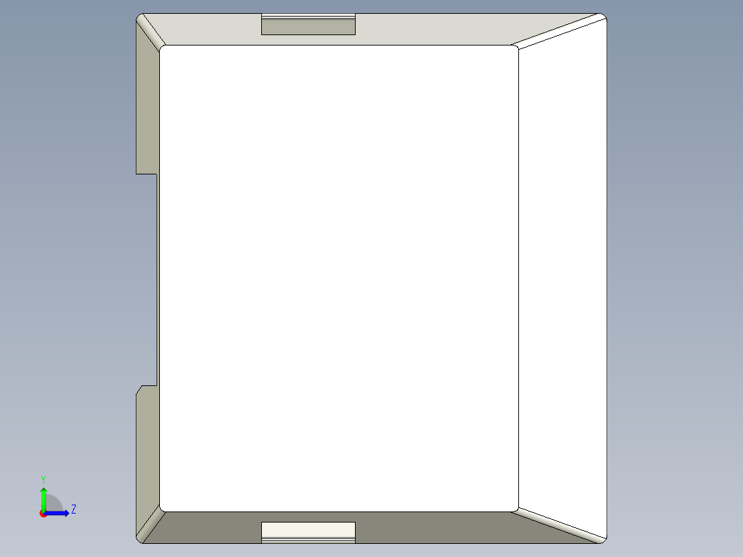 基恩士KV-sideunit_kc图纸模型左视图