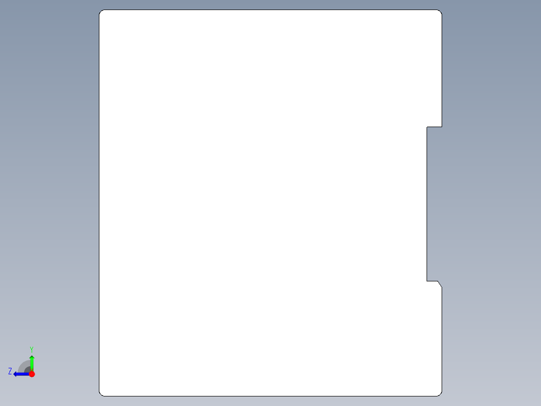 基恩士KV-sideunit_kc图纸模型右视图