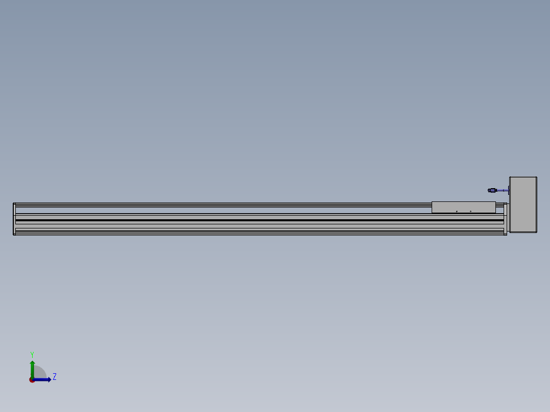 精密模组MT220-L150-1400-LU-M75-C4左视图
